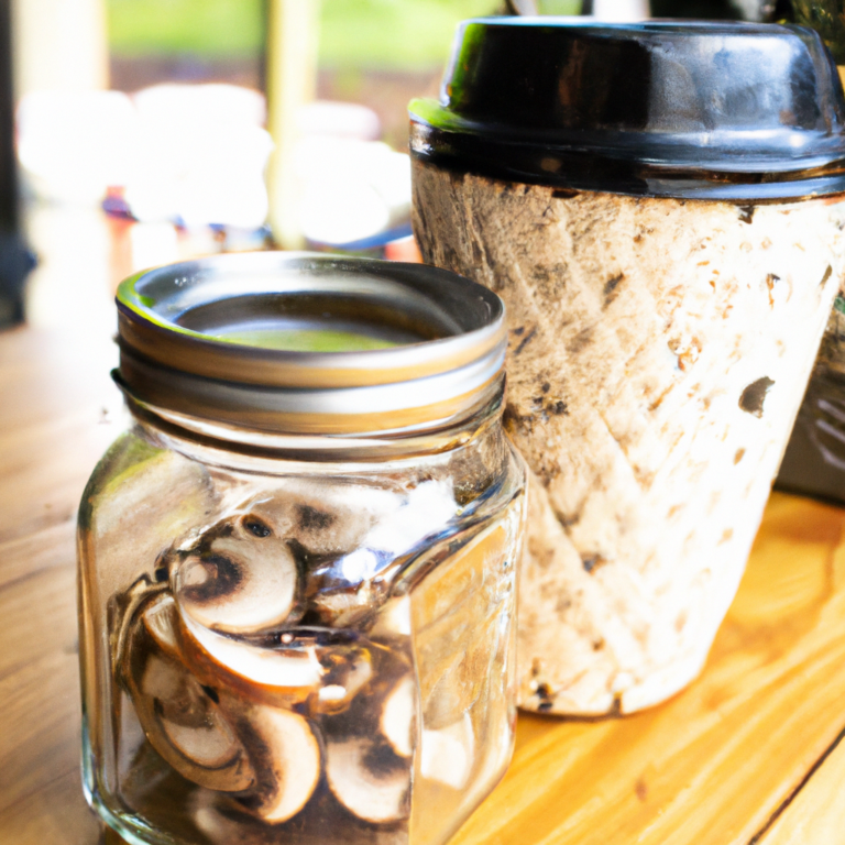 Mushroom latte mix in East Lansing