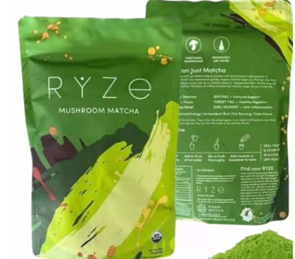 Ryze Mushroom Matcha Green Tea 30 servings FREE 3 day delivery - Image 2