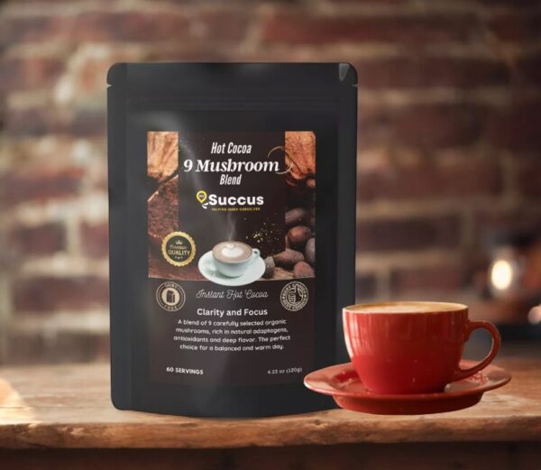 My Succas 9 Mushroom Blend Hot Cocoa - Organic - Image 4