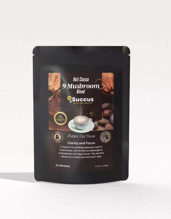 My Succas 9 Mushroom Blend Hot Cocoa - Organic - Image 2